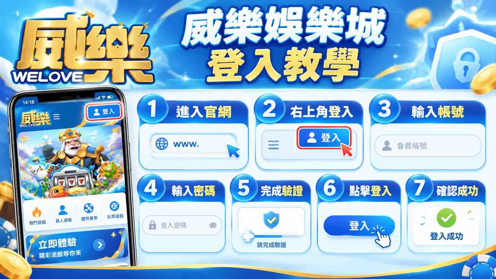 威樂娛樂城登入教學