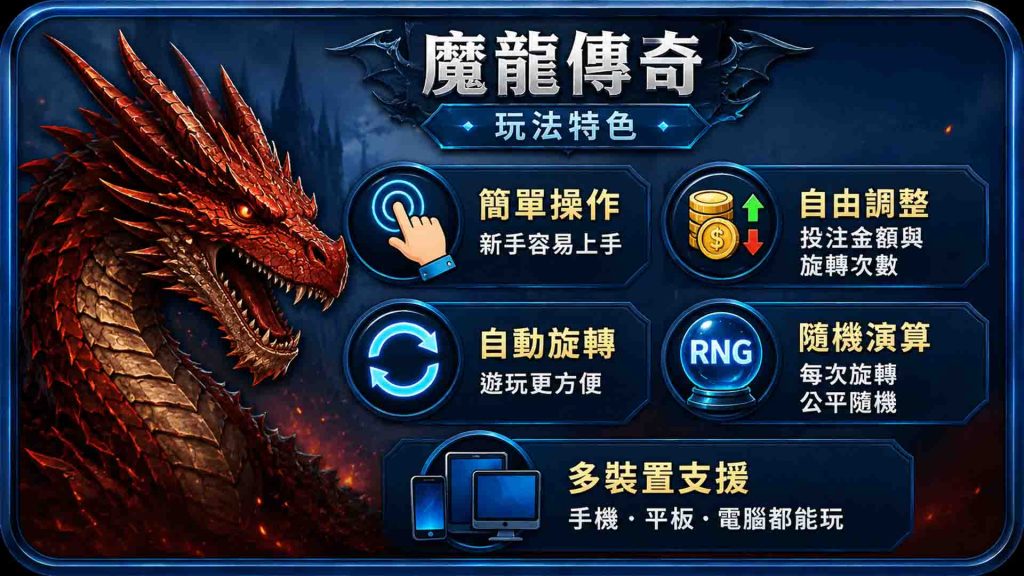 威樂娛樂城魔龍傳奇的特色