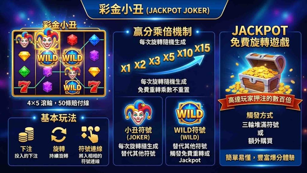 威樂娛樂城彩金小丑的遊戲介紹