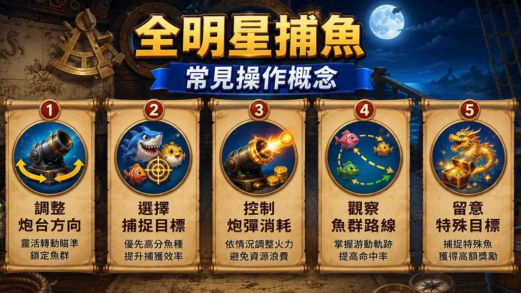 全明星捕魚的玩法