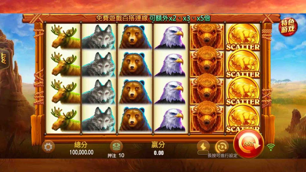 威樂娛樂城衝鋒野牛的遊戲介紹
