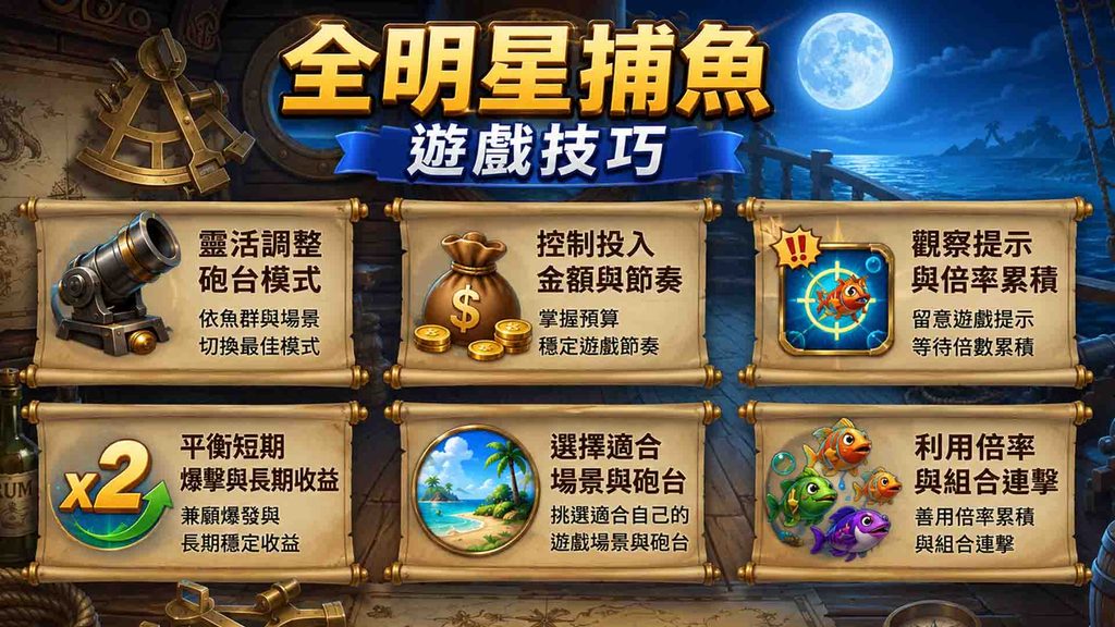 威樂全明星捕魚的遊戲技巧