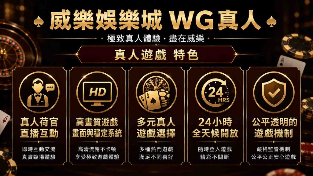 威樂娛樂城WG真人的特色