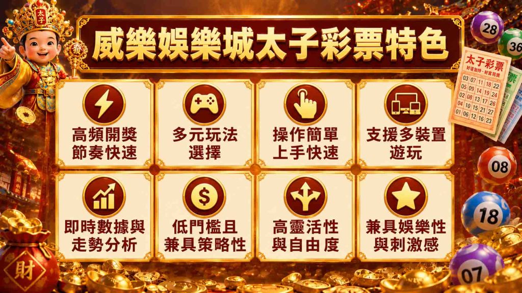 威樂娛樂城太子彩票的特色